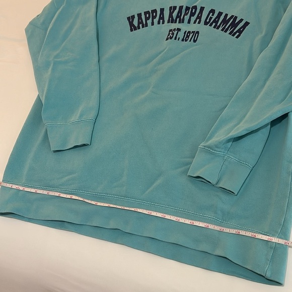 NWOT Comfort Colors Kappa Kappa Gamma Crewneck Sweatshirt in Blue Size L - Picture 4 of 7